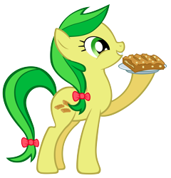 Size: 6152x6418 | Tagged: safe, artist:solusjbj, derpibooru import, apple fritter, absurd resolution, apple family member, apple fritter (food), simple background, solo, transparent, transparent background, vector