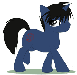 Size: 900x868 | Tagged: safe, artist:turrkoise, derpibooru import, fullmetal alchemist, ponified, roy mustang