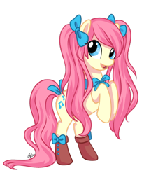 Size: 600x663 | Tagged: safe, artist:angelnablackrobe, derpibooru import, oc, oc only, earth pony, pony, aura, boots, hoof boots, ribbon