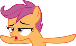 Size: 1142x686 | Tagged: safe, artist:deadparrot22, derpibooru import, scootaloo, simple background, solo, svg, transparent background, vector