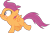 Size: 1107x721 | Tagged: safe, artist:deadparrot22, derpibooru import, scootaloo, sleepless in ponyville, running, scared, simple background, solo, transparent background, vector