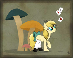 Size: 3741x2962 | Tagged: safe, artist:balloons504, derpibooru import, alice, alice in wonderland, ponified