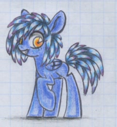 Size: 396x428 | Tagged: safe, artist:purplescorpion187, derpibooru import, oc, oc only, pegasus, pony, traditional art