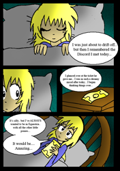 Size: 562x799 | Tagged: safe, artist:neoncabaret, derpibooru import, oc, oc only, oc:mel, human, comic:derpy's wish, comic