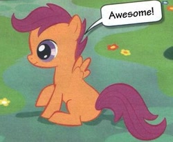 Size: 343x282 | Tagged: safe, derpibooru import, scootaloo, comic, german comic, terry