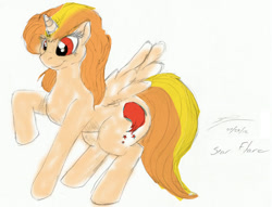 Size: 616x471 | Tagged: safe, artist:kliefox, derpibooru import, oc, oc only, alicorn, pony, alicorn oc