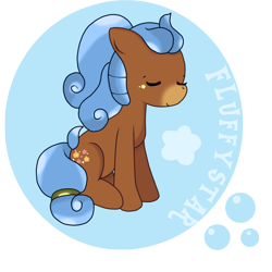 Size: 1200x1200 | Tagged: safe, artist:nightwind, derpibooru import, oc, oc only, oc:fluffystar, earth pony, pony, solo