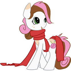 Size: 585x585 | Tagged: safe, artist:ellisarts, derpibooru import, oc, oc only, earth pony, pony, clothes, scarf