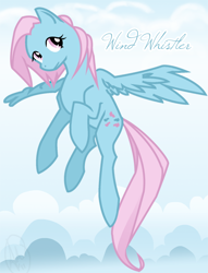 Size: 500x655 | Tagged: safe, artist:ahr0, derpibooru import, wind whistler, g1, g1 to g4, generation leap