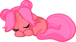 Size: 900x503 | Tagged: safe, artist:bigbuxart, derpibooru import, oc, oc only, oc:cherry bloom, alicorn, pony, alicorn oc, sleeping, solo