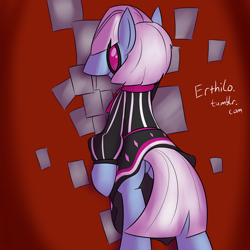 Size: 1280x1280 | Tagged: safe, artist:erthilo, derpibooru import, photo finish, pony, 30 minute art challenge, bipedal