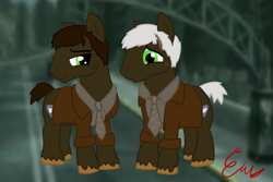 Size: 1024x683 | Tagged: safe, artist:dragonartisteris, derpibooru import, crossover, deadly premonition, ponified