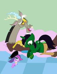 Size: 5102x6602 | Tagged: safe, artist:sonicgirl313, derpibooru import, discord, oc, oc:night green, absurd resolution, crossover, littlest pet shop, zoe trent