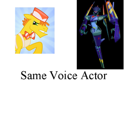 Size: 521x516 | Tagged: safe, derpibooru import, carrot cake, beast machines, brian drummond, exploitable meme, jetstorm, same voice actor, transformers