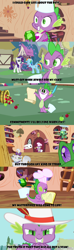 Size: 1000x3378 | Tagged: safe, derpibooru import, screencap, spike, dragon, just for sidekicks, secret of my excess, parody, this day aria