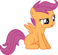 Size: 6420x6000 | Tagged: safe, artist:synthrid, derpibooru import, scootaloo, absurd resolution, simple background, solo, transparent background, vector