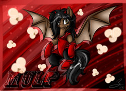 Size: 2200x1600 | Tagged: safe, derpibooru import, oc, oc only, bat pony, pony, mulp, popcorn