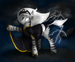 Size: 467x387 | Tagged: safe, artist:possumsketches, derpibooru import, zebra, marvel, ororo monroe, ponified, storm (marvel comics), x-men, zebrafied