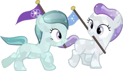 Size: 1098x639 | Tagged: safe, artist:vector-brony, derpibooru import, crystal pony, pony, filly, glass slipper, hope (crystal pony), simple background, transparent background, vector