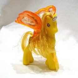 Size: 300x300 | Tagged: safe, derpibooru import, alicorn, pegasus, pony, unicorn, g2, golden glow, official, toy, winged unicorn