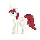 Size: 140x140 | Tagged: safe, artist:james539, derpibooru import, oc, oc only, oc:fausticorn, animated, cute, desktop ponies, faustabetes, lauren faust, pixel art, simple background, transparent background