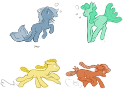 Size: 999x757 | Tagged: safe, derpibooru import, oc, oc only, hippocampus, merpony, sketch, sleipnir