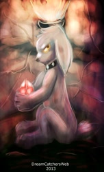 Size: 1166x1920 | Tagged: safe, artist:blindcoyote, derpibooru import, fido, diamond dog, solo