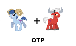 Size: 1034x621 | Tagged: safe, derpibooru import, aries, exploitable meme, otp, ponyscopes, taurus, zodiac