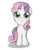 Size: 550x625 | Tagged: safe, artist:milk4ppl, derpibooru import, sweetie belle, pony, unicorn, female, filly, solo