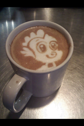 Size: 320x480 | Tagged: safe, artist:cappuccinofrosting, derpibooru import, spike, dragon, coffee, food, latte