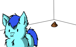 Size: 1115x693 | Tagged: safe, artist:aratharel, derpibooru import, fluffy pony, fluffy pony original art, poop