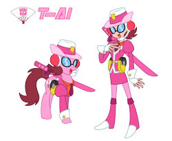 Size: 2500x2050 | Tagged: safe, artist:trinityinyang, derpibooru import, ponified, t-ai, transformers