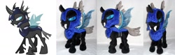 Size: 1280x405 | Tagged: safe, artist:agatrix, derpibooru import, changeling, armor, changeling officer, irl, photo, plushie