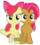 Size: 5000x5500 | Tagged: safe, artist:midnight--blitz, derpibooru import, apple bloom, babs seed, absurd resolution, seriously, simple background, transparent background, vector