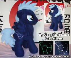 Size: 1143x935 | Tagged: safe, artist:nadiagraphicplanet, derpibooru import, star hunter, irl, photo, plushie, solo