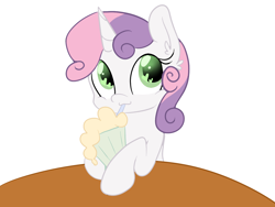 Size: 1400x1050 | Tagged: safe, artist:applejack-lover-fan, derpibooru import, sweetie belle, cute, diasweetes, milkshake, solo