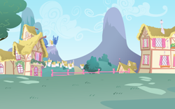 Size: 8192x5120 | Tagged: safe, artist:lightf4lls, derpibooru import, absurd resolution, background, no pony, ponyville, vector