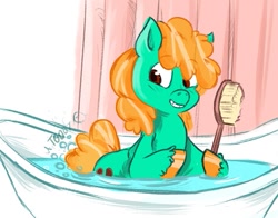 Size: 565x444 | Tagged: safe, derpibooru import, oc, oc only, pony, bath, bubble, fart, tooty poots