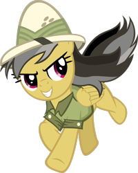 Size: 1600x2000 | Tagged: safe, artist:likonan, derpibooru import, daring do, running, simple background, solo, transparent background, vector