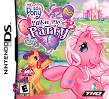 Size: 220x200 | Tagged: safe, derpibooru import, g3, lowres, nintendo ds, picture for breezies, pinkie pie's party, video game