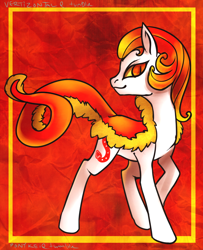 Size: 758x935 | Tagged: safe, artist:vertizontal, derpibooru import, snake, 30 minute art challenge, chinese new year, ponified