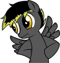 Size: 1404x1486 | Tagged: safe, artist:durpy337, derpibooru import, oc, oc only, oc:durpy, pegasus, pony, male, oh you, reaction image, simple background, solo, transparent background