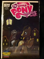 Size: 1936x2592 | Tagged: safe, derpibooru import, idw, doctor whooves, comic book, merchandise, weeping angel