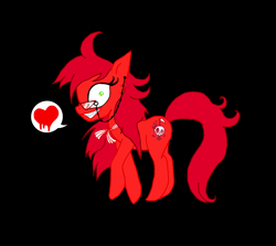 Size: 900x804 | Tagged: safe, artist:gaymendancing, derpibooru import, black butler, glasses, grell, grell sutcliff, heart, insanity, kuroshitsuji, ponified