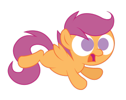 Size: 1048x834 | Tagged: safe, artist:sauec, derpibooru import, scootaloo, simple background, solo, transparent background, vector