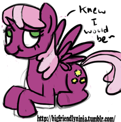 Size: 395x398 | Tagged: safe, artist:bigfriendlyninja, derpibooru import, cheerilee, alicorn, pony, 30 minute art challenge, cheericorn, race swap