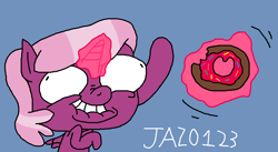 Size: 994x544 | Tagged: safe, artist:jazo123, derpibooru import, cheerilee, alicorn, 30 minute art challenge, donut