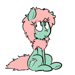 Size: 600x600 | Tagged: safe, artist:whydomenhavenipples, oc, oc only, oc:sopelle, object pony, original species, soap pony, ask, ponified, sitting, soap, solo, tumblr