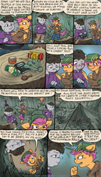 Size: 728x1280 | Tagged: safe, artist:kaemantis, scootaloo, truffle shuffle, anthro, comic:junior gala, comic