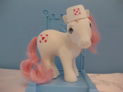 Size: 640x480 | Tagged: safe, nurse redheart, g1, custom, g4 to g1, generation leap, irl, photo, toy